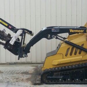 Loader, compact utility  Trencher attachment