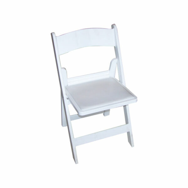 Chair, white padded