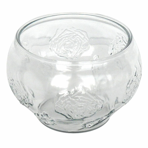 Punch bowl with base and ladle (glass)