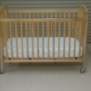Full size crib (wood) folding